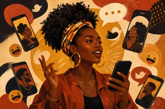 Black Twitter category art from the game