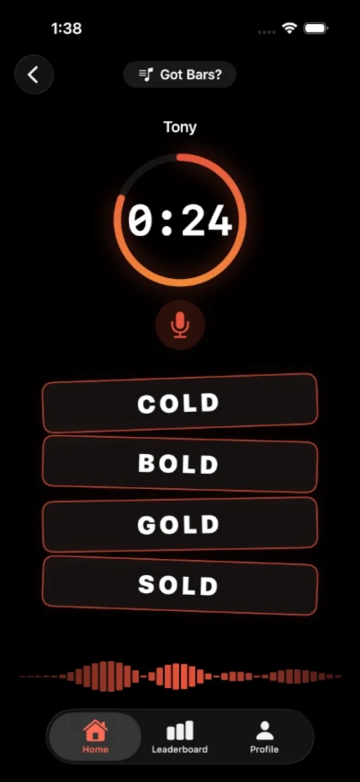 Bars rap battle mode