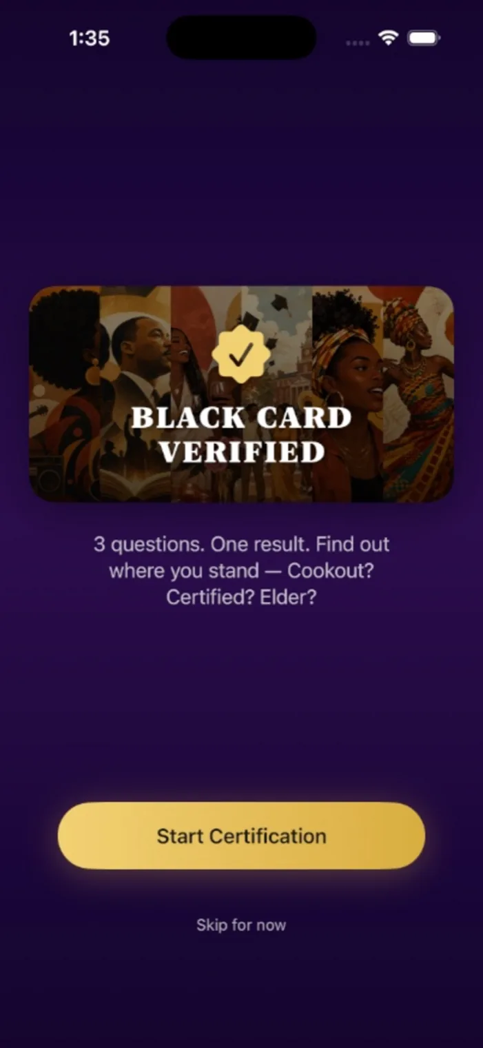 Certification onboarding